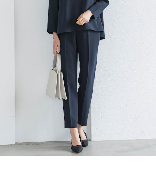 トリクシオンテーパードパンツ≪セットアップ対応/手洗い可能≫