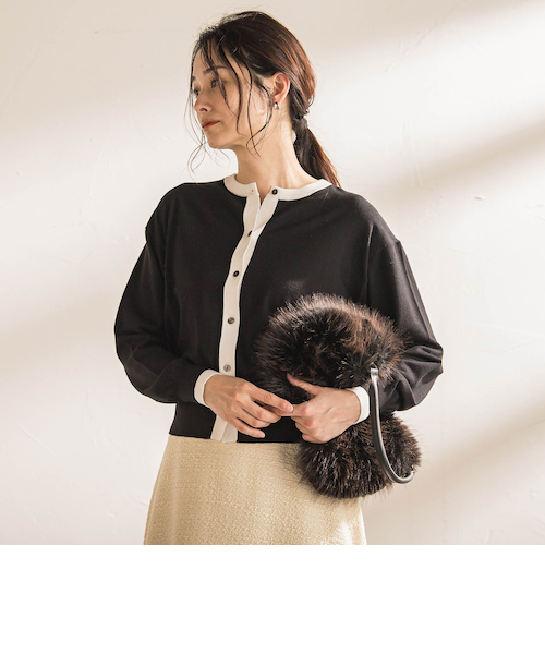 WEB限定】クルーネックカーディガン≪11号あり/洗える≫｜ロート