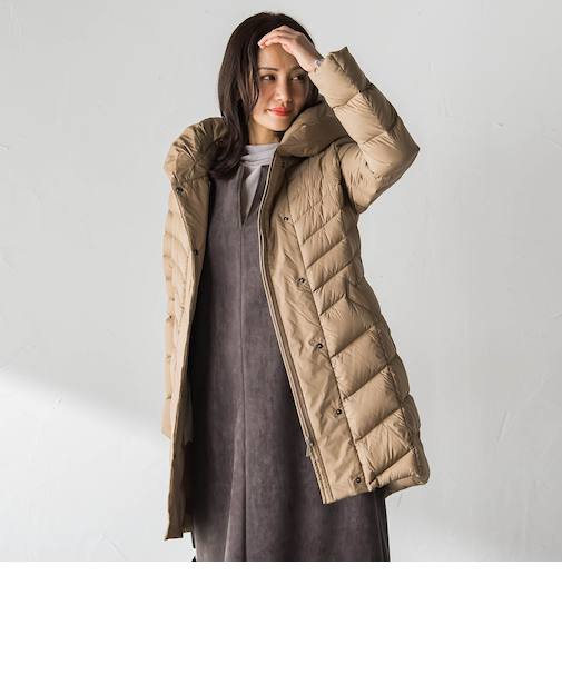 Surface Light ボリュームネックダウンコート