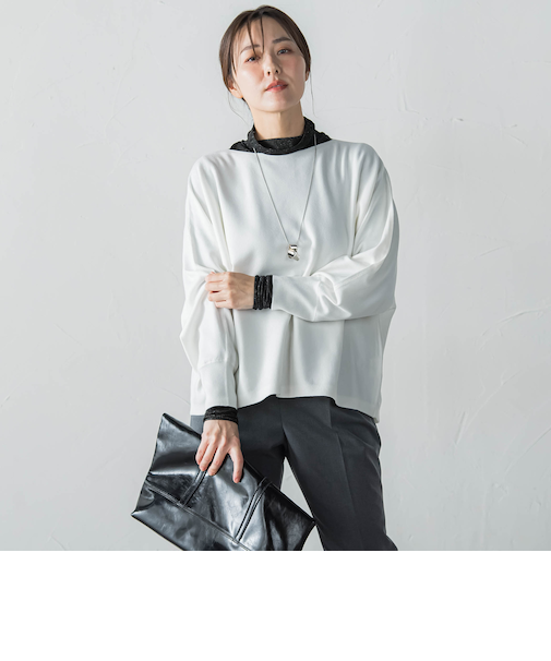 【WEB限定】エレカットドルマンニット