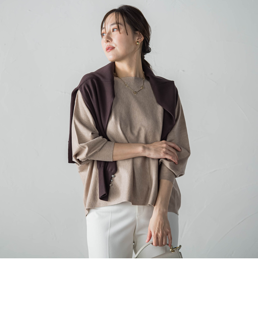 【WEB限定】エレカットドルマンニット