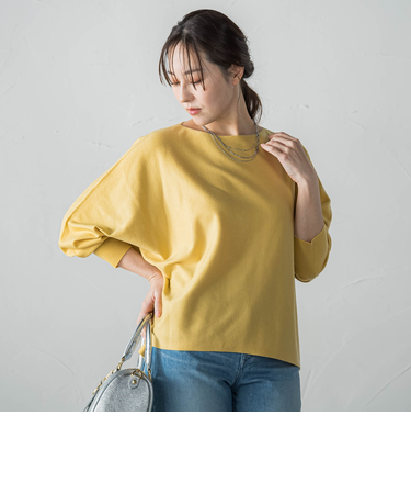 【WEB限定】エレカットドルマンニット