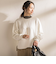【WEB限定】《暖色美》裏起毛クルーネックトップス≪手洗い≫