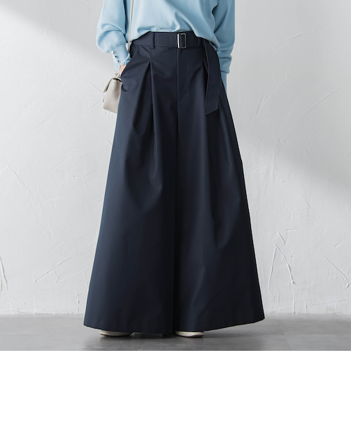 スーパーワイドチノパンツ≪花粉防止/撥水≫