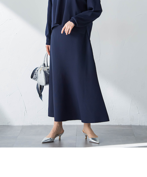 フレアニットスカート