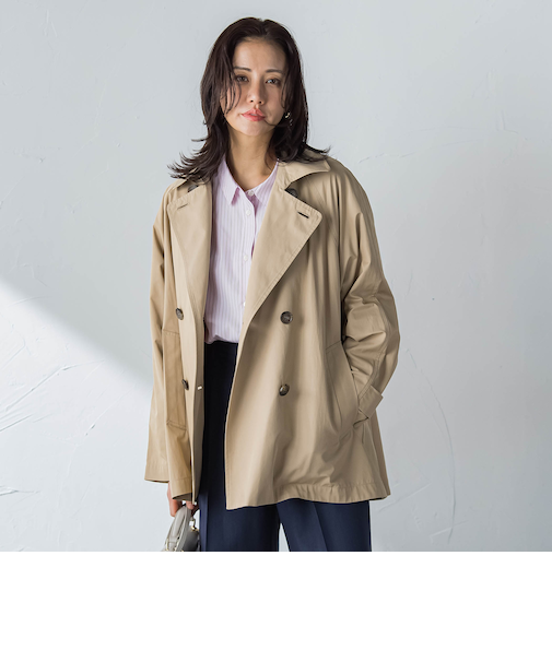 【ラク軽トレンチ】ラグランスリーブジャケット