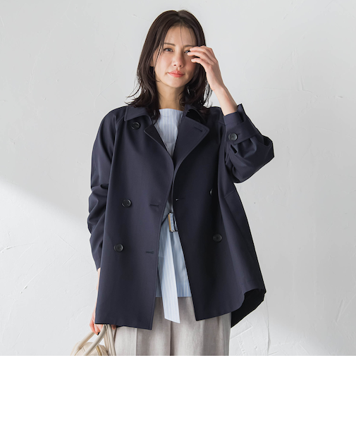 【ラク軽トレンチ】ラグランスリーブジャケット