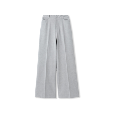 両面起毛ワイドパンツ≪ストレッチ≫