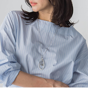 レイヤーオーバルネックレス