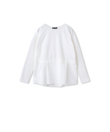 布帛切替カットソー