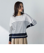 バックボタンデザインニット