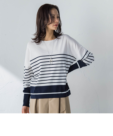 バックボタンデザインニット