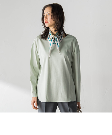 【WEB限定】プレミアムコットンコンフォートカットソー≪3サイズ/洗濯機で洗える/接触冷感≫