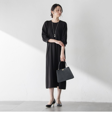 アチェローザバックサテンワンピース