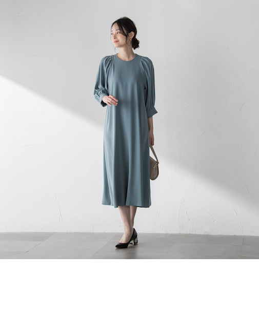 アチェローザバックサテンワンピース