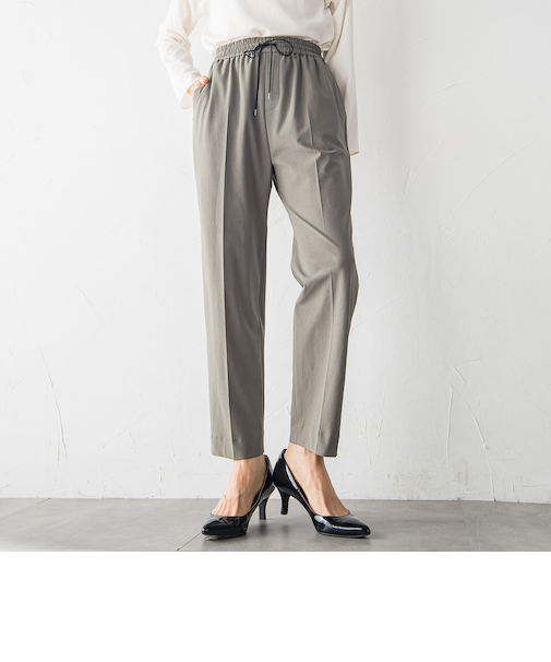 【WEB限定】【待望の再登場！】Active Beautyテーパードパンツ≪13号あり/洗濯機で洗える≫