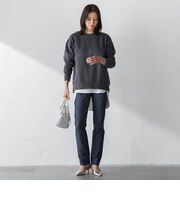 【WEB限定】名品デニムジャージライトパンツ≪ストレッチ/11号あり≫