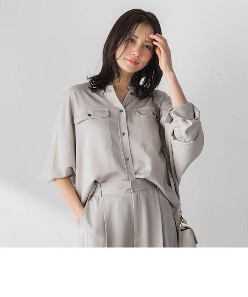 Beauty Denimブラウス≪洗濯機で洗える≫