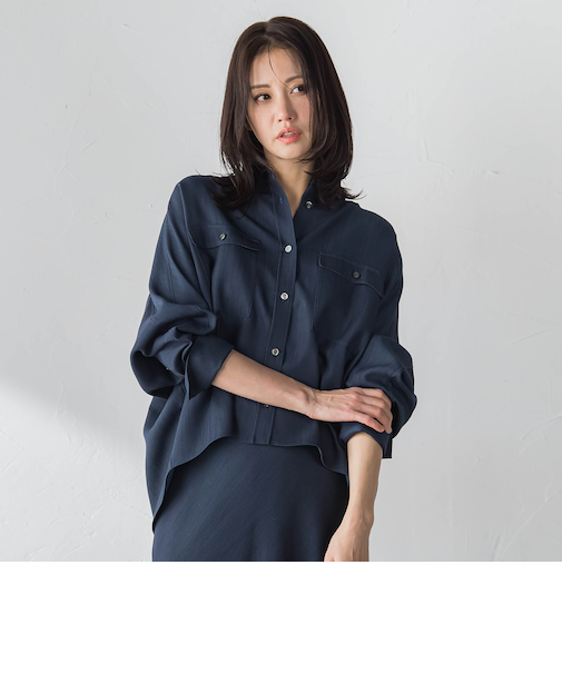 Beauty Denimブラウス≪洗濯機で洗える≫