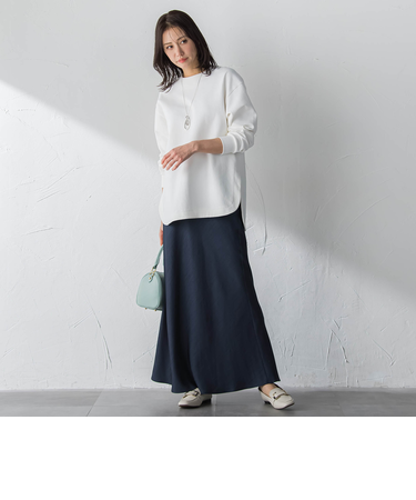 【WEB限定】美フォルムデイリープルオーバー≪洗濯機で洗える/11号あり≫