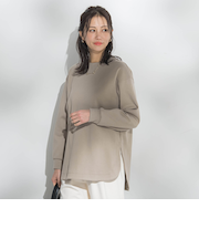 【WEB限定】美フォルムデイリープルオーバー≪洗濯機で洗える/11号あり≫