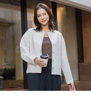 【WEB限定】美フォルムデイリーカーディガン≪洗濯機で洗える/11号あり≫