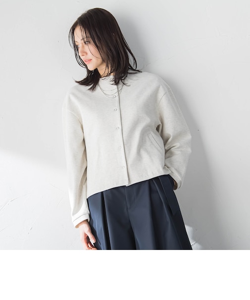 【WEB限定】美フォルムデイリーカーディガン≪洗濯機で洗える/11号あり≫