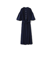 プレーンストレッチピンタックワンピース