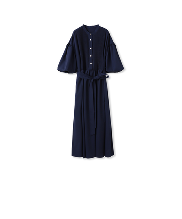 プレーンストレッチピンタックワンピース