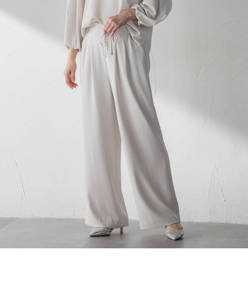 【涼・美・楽】ワイドパンツ
