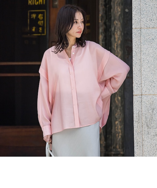 シアーブロードブラウス≪手洗い≫