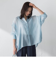 シアーブロードブラウス≪手洗い≫