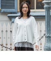 Vカーデニット≪WEB限定11号/洗える≫