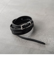 ナローロングレザーベルト