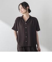 【涼・美・楽】スキッパーブラウス