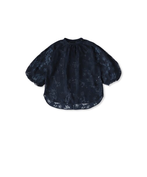 フラワーオパールプリントブラウス