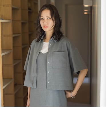 エディター東原妙子×LAUTREAMONT/レースシャツ