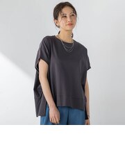 汗染み軽減ボックスシルエットカットソー