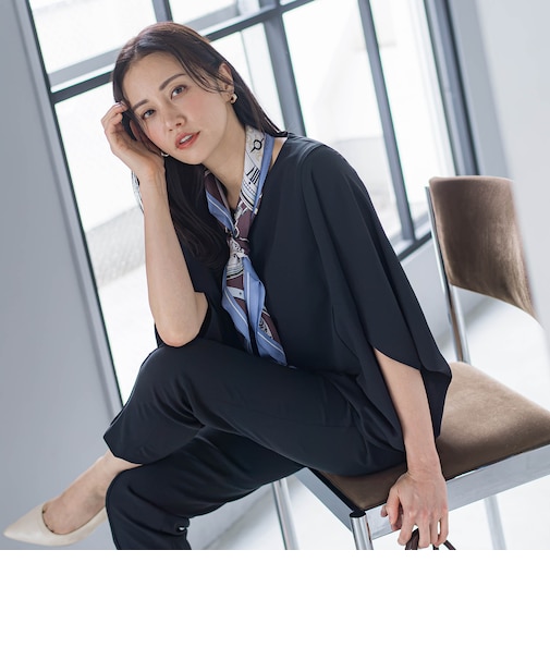 涼・美・楽ポンチョブラウス≪WEB限定カラーあり≫