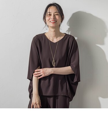 涼・美・楽ポンチョブラウス≪WEB限定カラーあり≫