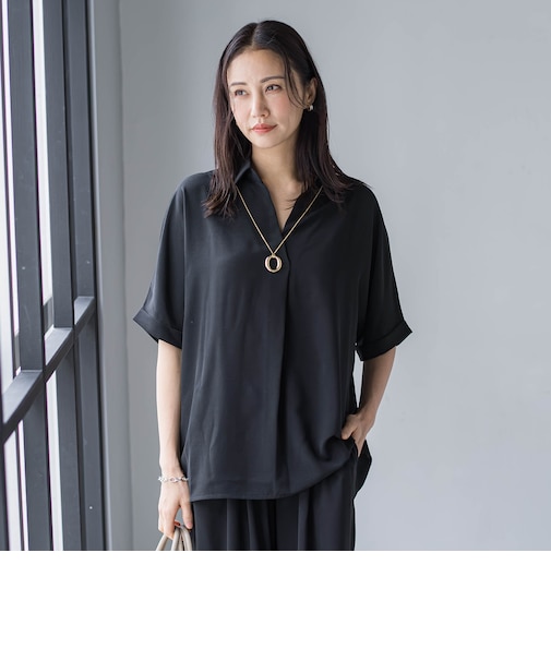 【WEB限定】クールアップブラウス≪セット着用可≫