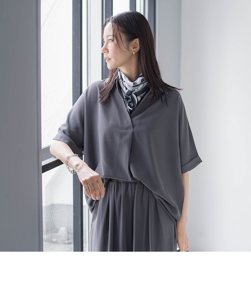 【WEB限定】クールアップブラウス≪セット着用可≫