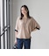 【skinea】≪着る化粧品≫ドルマンスリーブ五分袖ニット