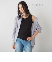 【WEB限定】【skinea】≪着るスキンケア≫スキネアリブタンクトップ