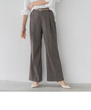 CAREEMAN ネップツイードパンツ