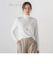 【WEB限定】【Skinea】≪着るスキンケア≫タートルネックカットソー
