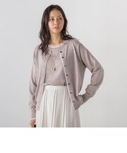 【美人ニット】クルーネックカーディガン
