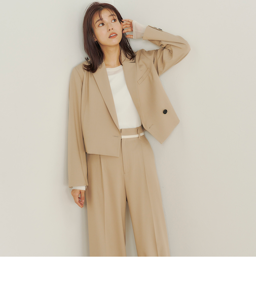 プラミカルツイルショートジャケット≪セットアップ対応≫