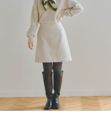 パイルミニスカート