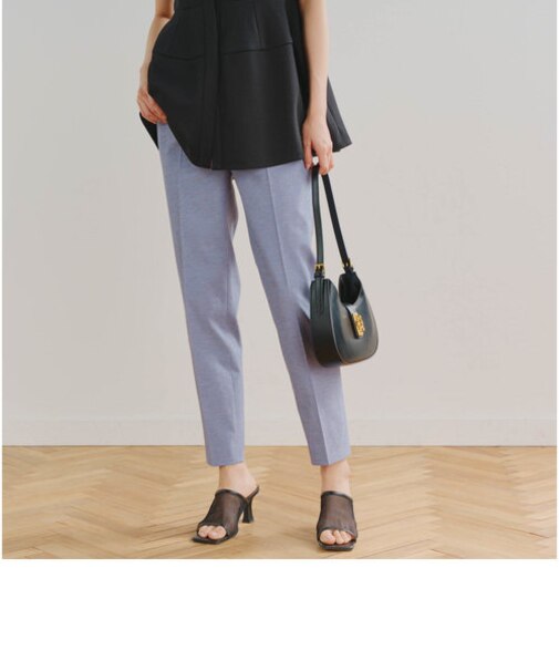 シェルタリングドライテーパードパンツ≪洗濯機で洗える/吸水速乾/UVカット≫